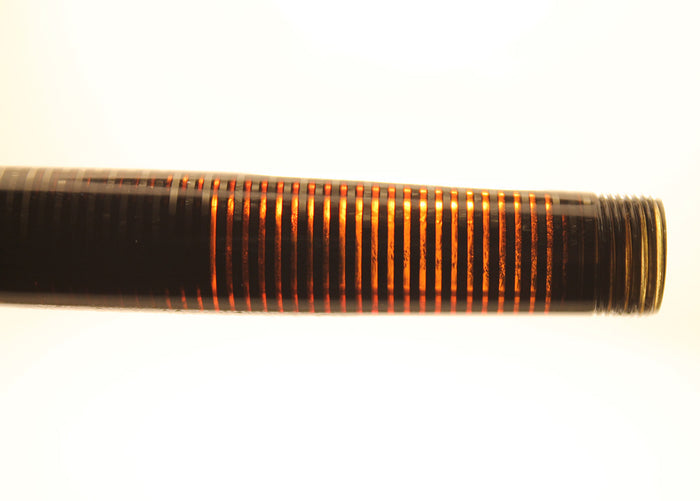 1948 PARKER SILVER PEARL VACUMATIC MAJOR FOUNTAIN PEN NEAR MINT CONDITION RESTORED