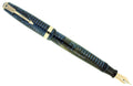 1948 PARKER VACUMATIC AZURE BLUE PEARL MAJOR FOUNTAIN PEN RESTORED OFFERED BY ANTIQUE DIGGER