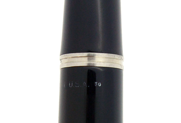 1950 PARKER 51 BLACK W/GOLD CAPS AEROMETRIC FOUNTAIN PEN & PENCIL SET RESTORED OFFERED BY ANTIQUE DIGGER
