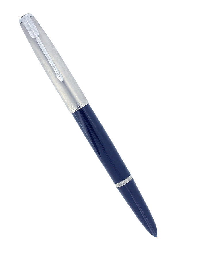 1950 PARKER 51 MIDNIGHT BLUE AEROMETRIC FOUNTAIN PEN & PENCIL SET RESTORED OFFERED BY ANTIQUE DIGGER