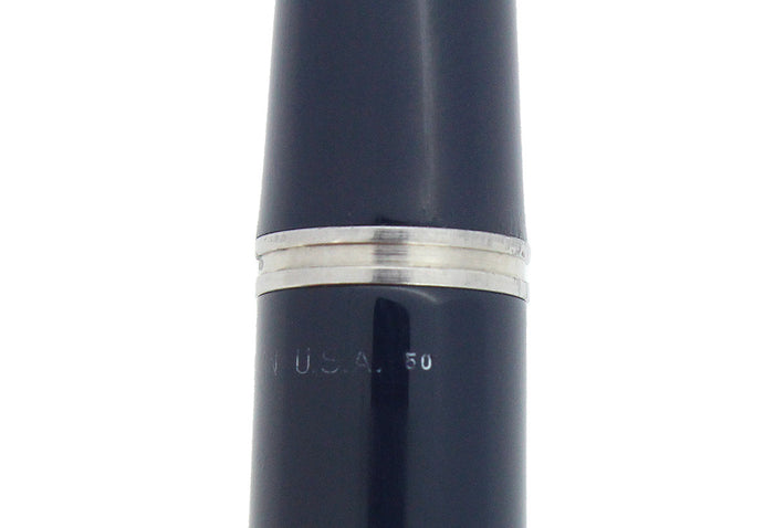 1950 PARKER 51 MIDNIGHT BLUE AEROMETRIC FOUNTAIN PEN RESTORED OFFERED BY ANTIQUE DIGGER