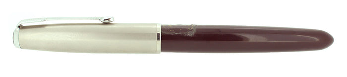 1951 PARKER 51 AEROMETRIC BURGUNDY FOUNTAIN PEN & PENCIL STICKERED MINT OFFERED BY ANTIQUE DIGGER