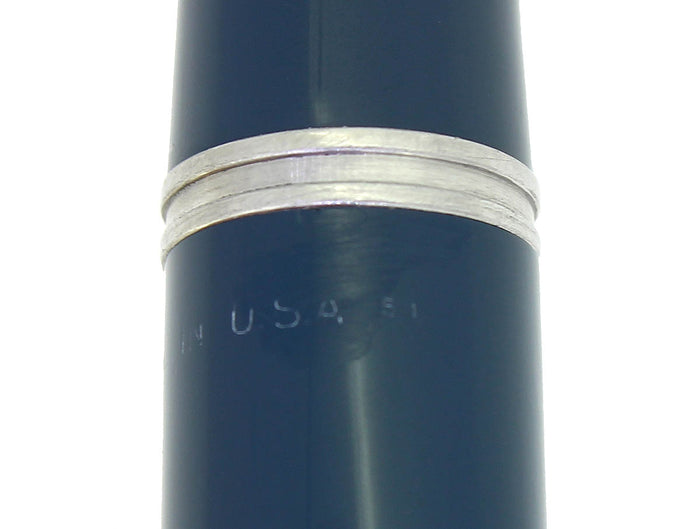 1951 PARKER 51 AEROMETRIC TEAL BLUE FOUNTAIN PEN RESTORED OFFERED BY ANTIQUE DIGGER