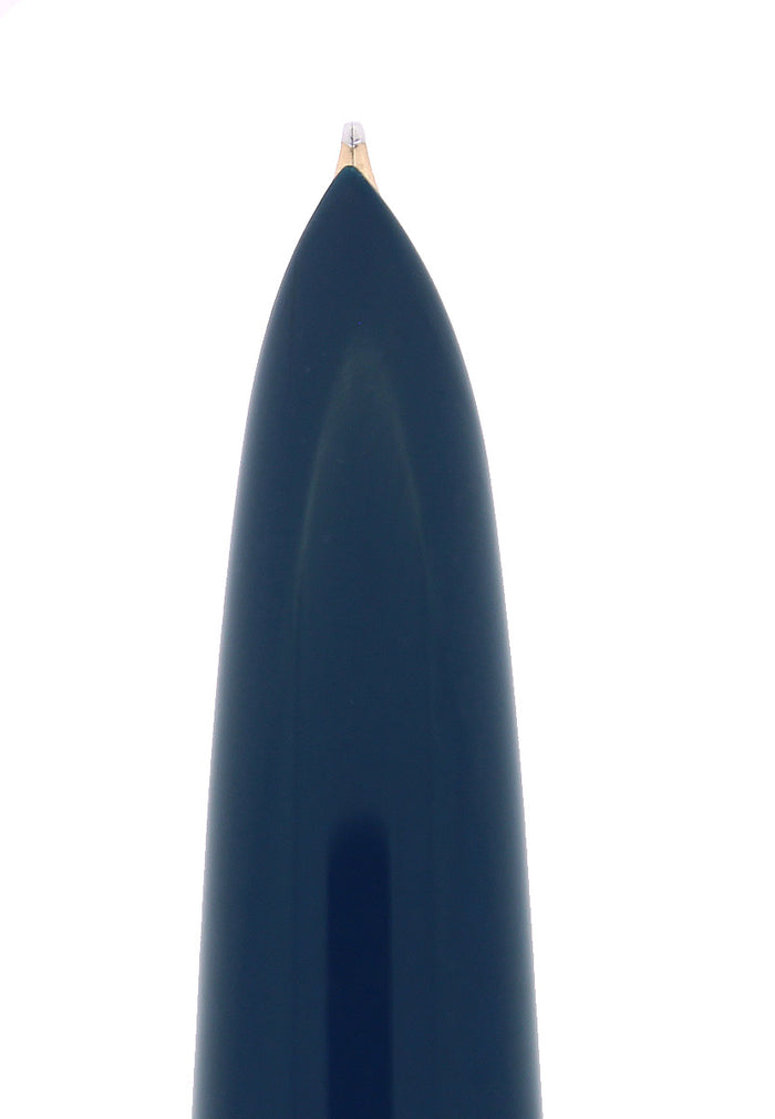 1951 PARKER 51 AEROMETRIC TEAL BLUE FOUNTAIN PEN RESTORED OFFERED BY ANTIQUE DIGGER