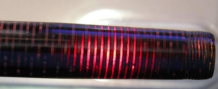 1952 PARKER BURGUNDY PEARL VACUMATIC FOUNTAIN PEN F-BB FLEX NIB RESTORED OFFERED BY ANTIQUE DIGGER