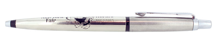1964/65 PARKER JOTTER NEW YORK WORLD'S FAIR BALLPOINT PEN STERLING OVERLAY OFFERED BY ANTIQUE DIGGER