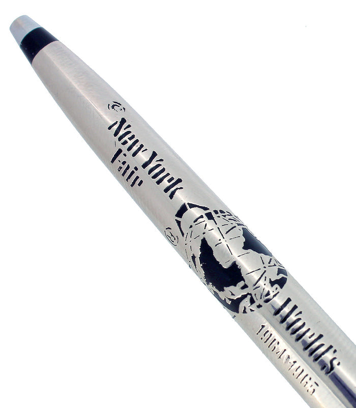 1964/65 PARKER JOTTER NEW YORK WORLD'S FAIR BALLPOINT PEN STERLING OVERLAY OFFERED BY ANTIQUE DIGGER