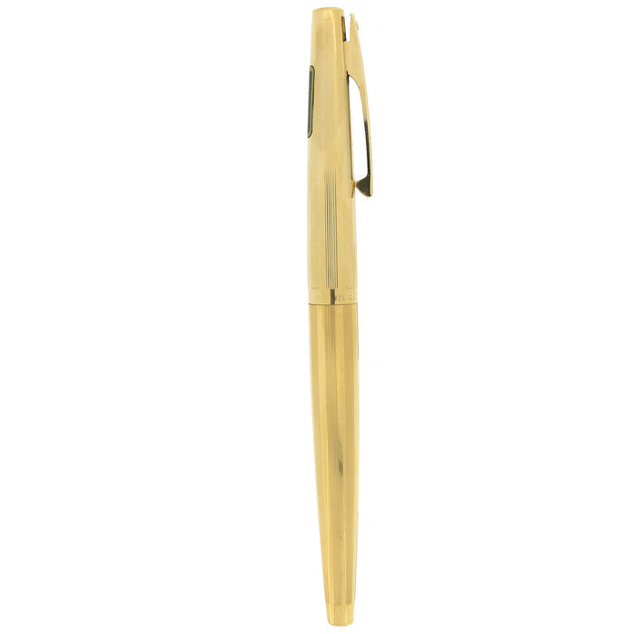 1968 SHEAFFER STYLIST 777 STICKERED NEVER INKED ORIGINAL BUTTON FILLER FOUNTAIN PEN OFFERED BY ANTIQUE DIGGER