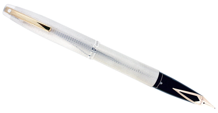 1970S SHEAFFER STERLING SILVER IMPERIAL BARLEY DESIGN MODEL 826 FOUNTAIN PEN NEW OLD STOCK OFFERED BY ANTIQUE DIGGER