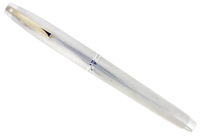 1970S SHEAFFER STERLING SILVER IMPERIAL BARLEY DESIGN MODEL 826 FOUNTAIN PEN NEW OLD STOCK OFFERED BY ANTIQUE DIGGER