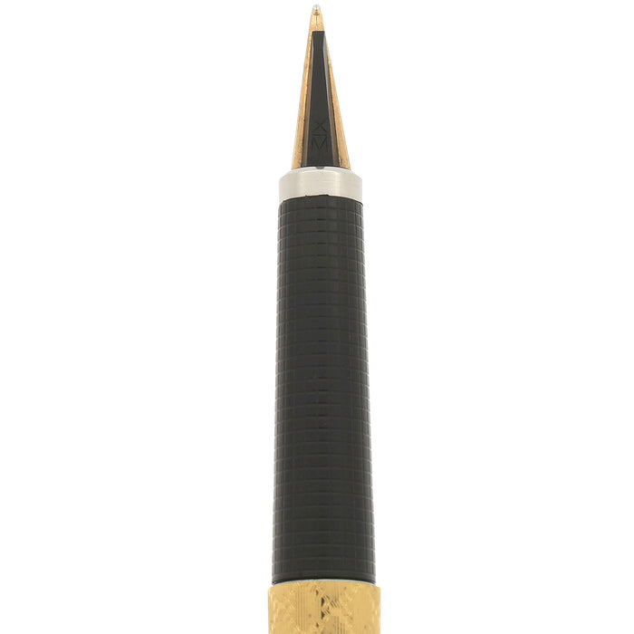 1980 PARKER 180 GUIRLANDE PATTERN 14K MED NIB FOUNTAIN PEN NEVER INKED OFFERED BY ANTIQUE DIGGER