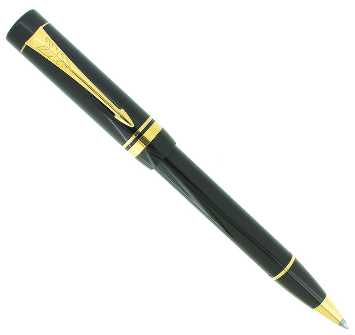 1987 PARKER DUOFOLD CLICK ACTIVATED 1ST YEAR BALLPOINT PEN OFFERED BY ANTIQUE DIGGER