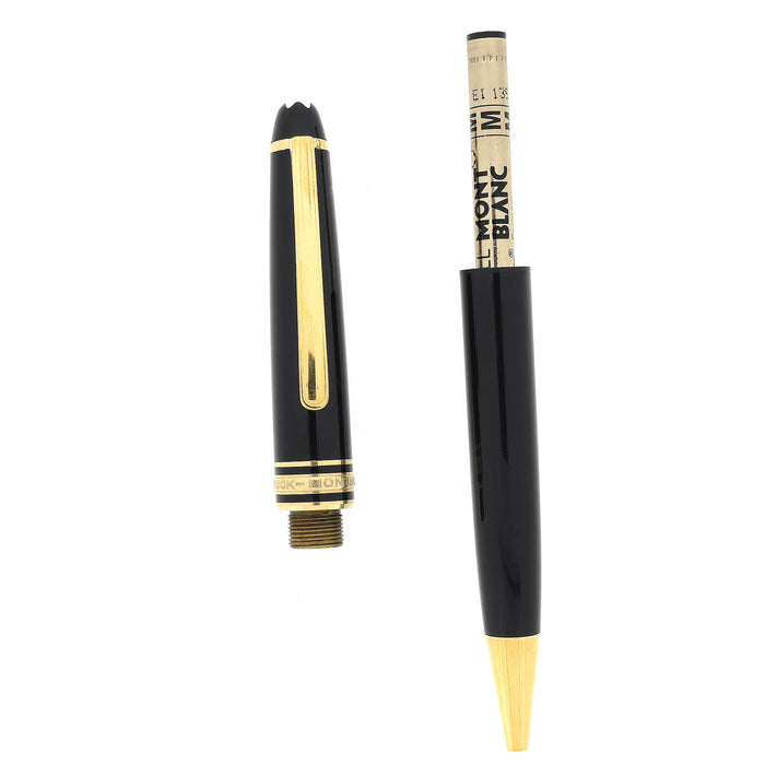 1990S MONTBLANC 164 MEISTERSTUCK GOLD FINISH CLASSIQUE BALLPOINT PEN W/NEW REFILL OFFERED BY ANTIQUE DIGGER