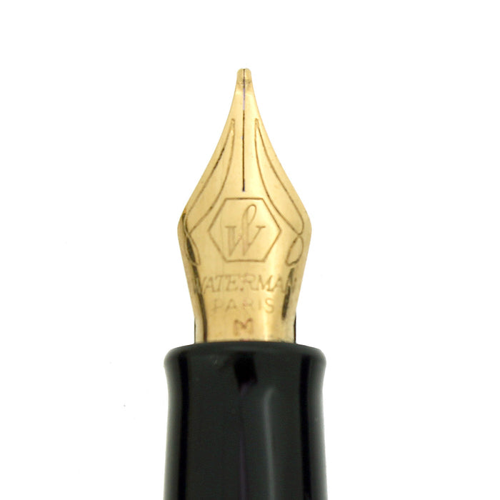 1990S WATERMAN HEMISPHERE BLUE MARBLE LACQUER FOUNTAIN PEN MINT