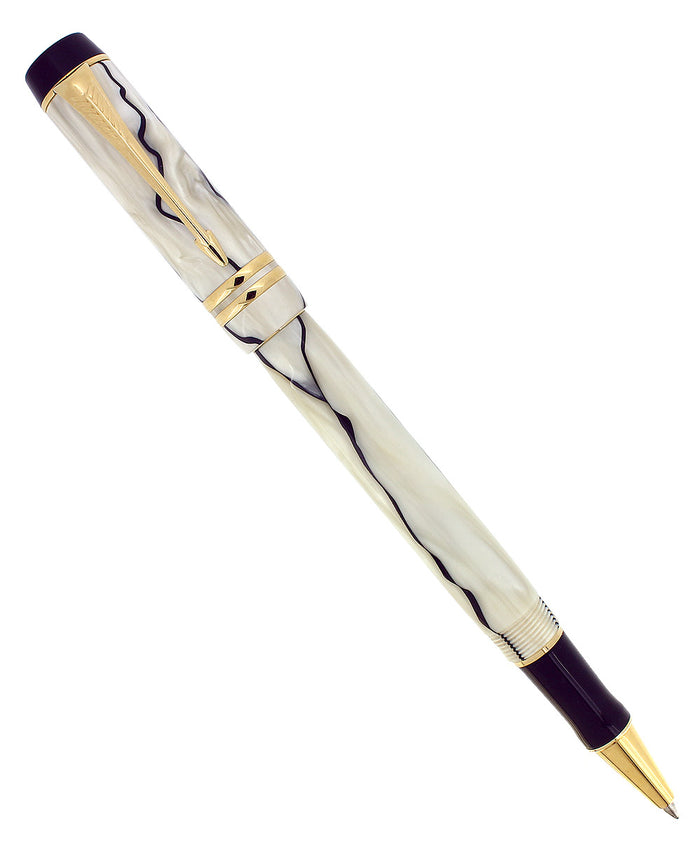 1996 PARKER DUOFOLD JASPER RED ROLLERBALL PEN MINT NEW IN BOX MADE IN UK OFFERED BY ANTIQUE DIGGER