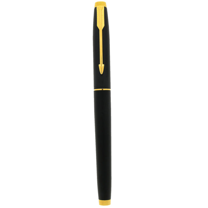 1992 PARKER 75 MATTE BLACK 18K NEEDLEPOINT 80 NIB FOUNTAIN PEN NEW IN BOX OFFERED BY ANTIQUE DIGGER