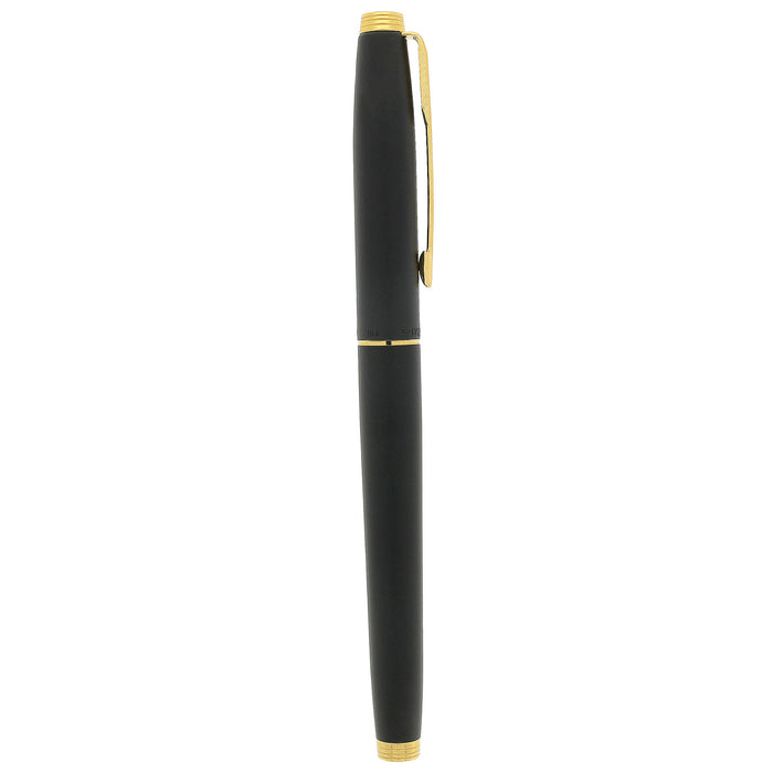 1992 PARKER 75 MATTE BLACK 18K NEEDLEPOINT 80 NIB FOUNTAIN PEN NEW IN BOX OFFERED BY ANTIQUE DIGGER