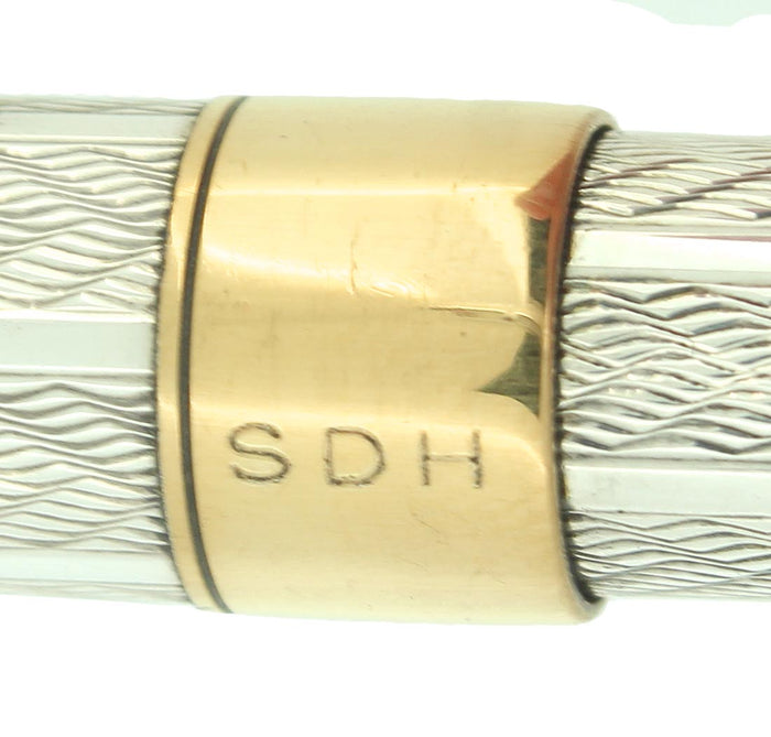 1994 FIRST YEAR MODEL PARKER SONNET STERLING FOUGERE PATTERN BALLPOINT PEN OFFERED BY ANTIQUE DIGGER