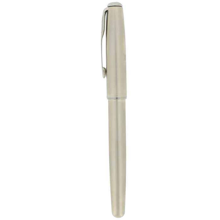 1994 PARKER SONNET STAINLESS FLIGHTER MEDIUM NIB FOUNTAIN PEN NEW OLD STOCK OFFERED BY ANTIQUE DIGGER