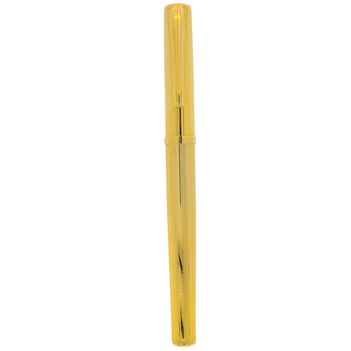 1995 LEBOEUF GOLD FINE BARLEY & OPAL JEWEL 18K FINE NIB FOUNTAIN PEN NEVER INKED GERMAN MADE OFFERED BY ANTIQUE DIGGER