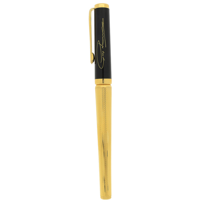 1995 LEBOEUF GREG NORMAN LIMITED EDTION 18K FINE NIB FOUNTAIN PEN NEVER INKED GERMAN MADE OFFERED BY ANTIQUE DIGGER