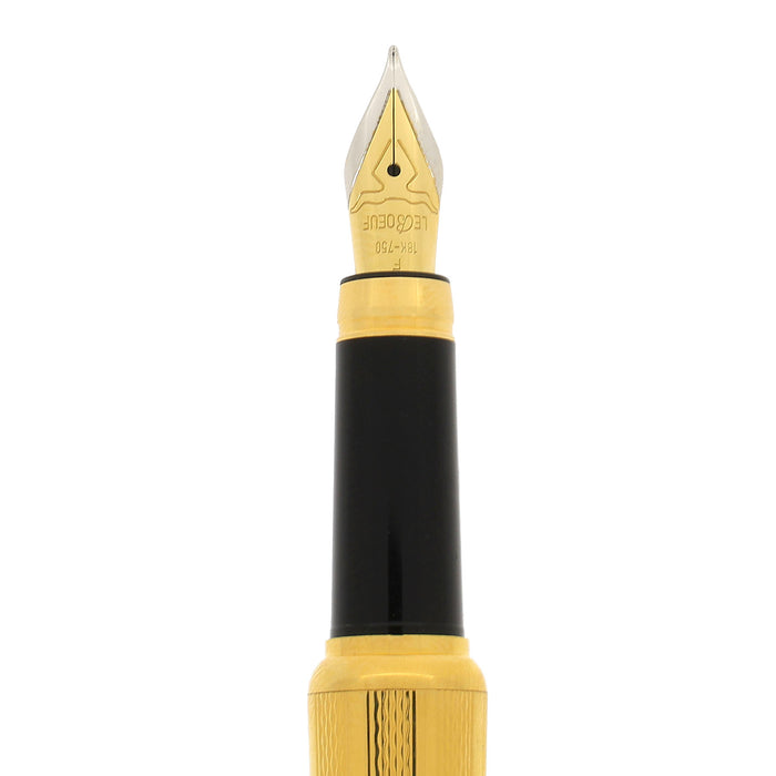 1995 LEBOEUF GREG NORMAN LIMITED EDTION 18K FINE NIB FOUNTAIN PEN NEVER INKED GERMAN MADE OFFERED BY ANTIQUE DIGGER
