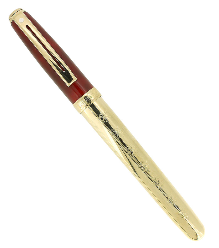 1997 SHEAFFER HOLIDAY ORIGINALS "THE SNOW PEN" FOUNTAIN PEN MINT IN BOX NEVER INKED OFFERED BY ANTIQUE DIGGER
