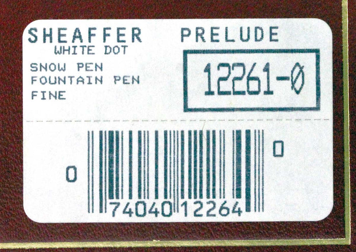 1997 SHEAFFER HOLIDAY ORIGINALS "THE SNOW PEN" FOUNTAIN PEN MINT IN BOX NEVER INKED OFFERED BY ANTIQUE DIGGER