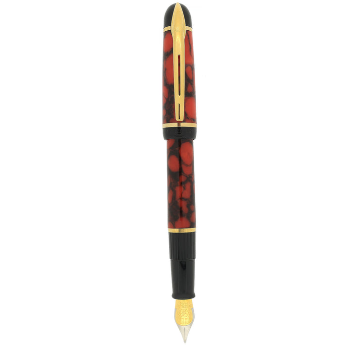 1997 WATERMAN PHILEAS CORAL RED GOLD TRIM FOUNTAIN PEN NEW IN BOX NEVER INKED OFFERED BY ANTIQUE DIGGER