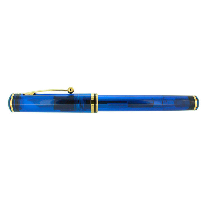 1998 SHEAFFER CONNAISSEUR MEDITERRANEAN BLUE 14K MED NIB FOUNTAIN PEN NEVER INKED OFFERED BY ANTIQUE DIGGER