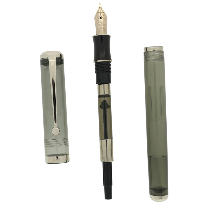 1998 SHEAFFER CONNAISSEUR SMOKE 14K FINE NIB FOUNTAIN PEN NEVER INKED OFFERED BY ANTIQUE DIGGER