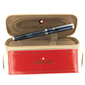 1998 SHEAFFER CONNAISSEUR TRANSPARENT BLUE 14K FINE NIB FOUNTAIN PEN NEVER INKED OFFERED BY ANTIQUE DIGGER