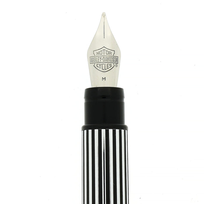 1999 WATERMAN BLACK & CHROME HARLEY DAVIDSON FOUNTAIN PEN IN GAS TANK BOX NEVER INKED OFFERED BY ANTIQUE DIGGER