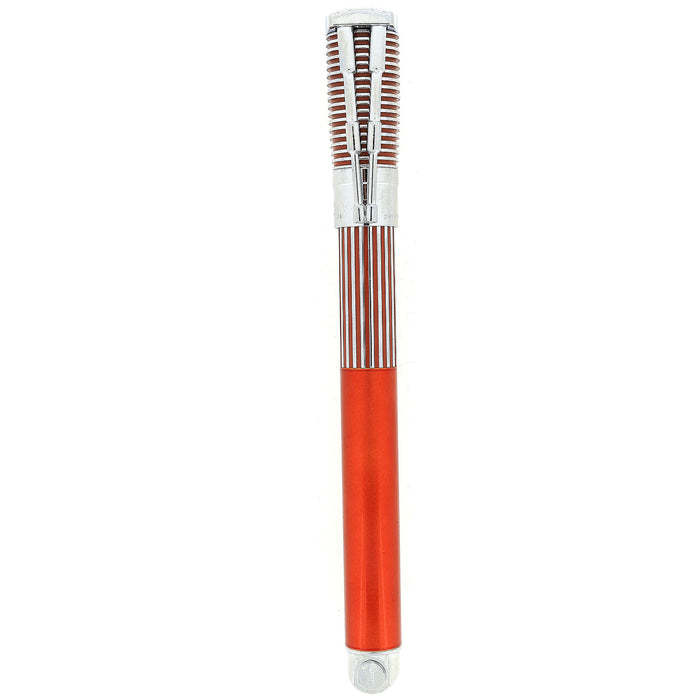 1999 WATERMAN ORANGE & CHROME HARLEY DAVIDSON FOUNTAIN PEN IN GAS TANK BOX NEVER INKED OFFERED BY ANTIQUE DIGGER