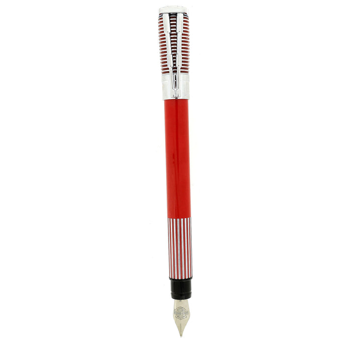 1999 WATERMAN RED & CHROME HARLEY DAVIDSON FOUNTAIN PEN IN GAS TANK BOX NEVER INKED OFFERED BY ANTIQUE DIGGER