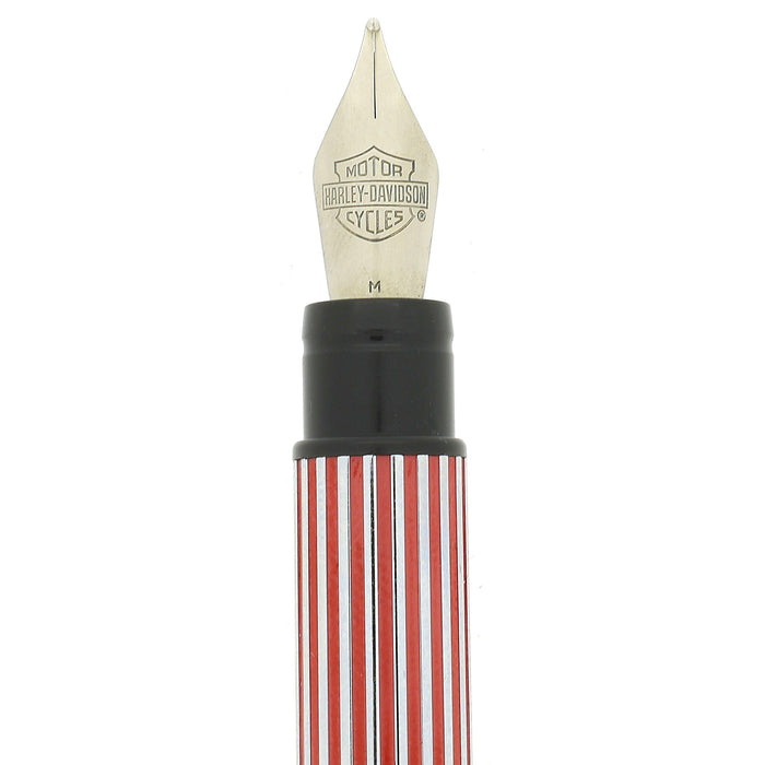 1999 WATERMAN RED & CHROME HARLEY DAVIDSON FOUNTAIN PEN IN GAS TANK BOX NEVER INKED OFFERED BY ANTIQUE DIGGER