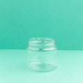 2 oz Clear PET Jar fragrance oil bottle