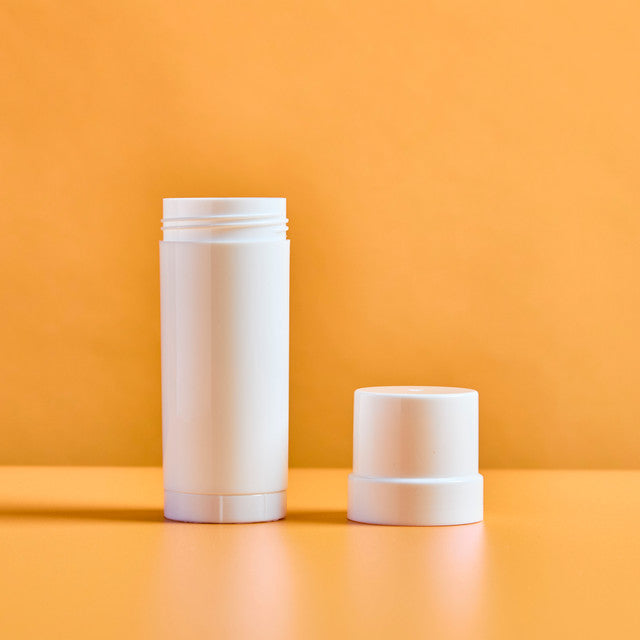2 oz Twist Tube with Lid- White fragrance oil bottle