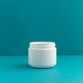 2 oz White Double Walled Plastic Jar fragrance oil bottle