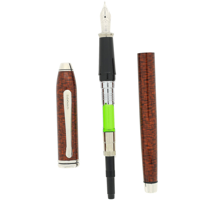 2001 CROSS TOWNSEND AFFINITY SPECIAL EDITION OCHRE FINISH FOUNTAIN PEN NEVER INKED OFFERED BY ANTIQUE DIGGER