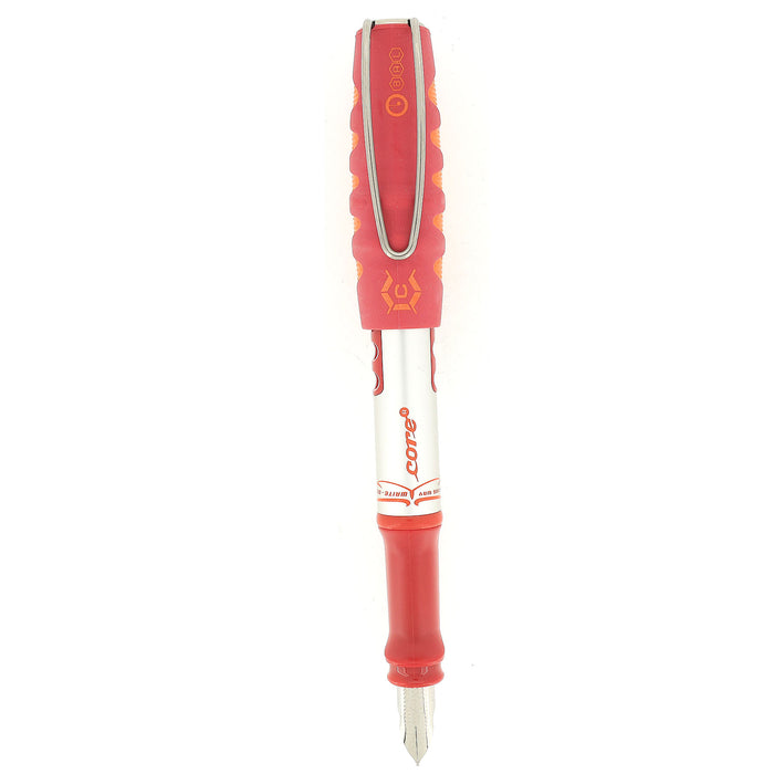 2001 ROTRING CORE BALIUM (SILVER/RED/ORANGE) XL NIB FOUNTAIN PEN NEW OLD STOCK OFFERED BY ANTIQUE DIGGER