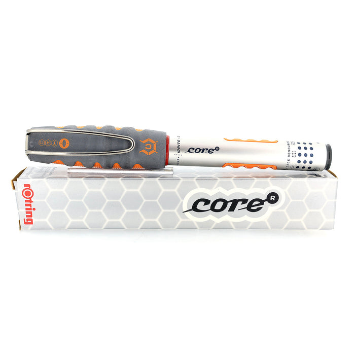 2001 ROTRING CORE ETERNIUM (GREY/ORANGE) XS OR XL NIB FOUNTAIN PEN NEW OLD STOCK OFFERED BY ANTIQUE DIGGER