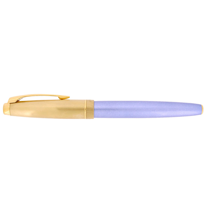 2003 PARKER 100 DIAMOND BLUE W/GOLD TRIM FOUNTAIN PEN OFFERED BY ANTIQUE DIGGER
