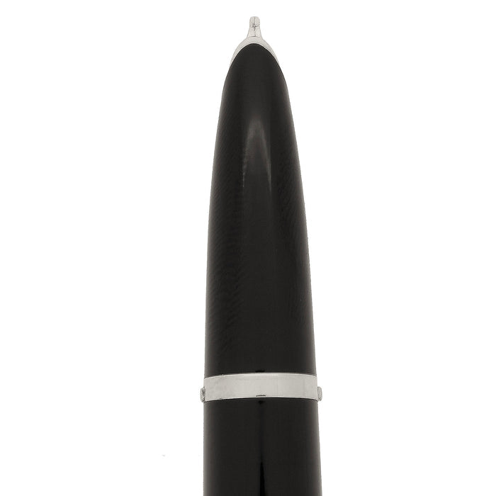 2004 PARKER 100 COBALT BLACK W/PALLADIUM TRIM 18K NIB FOUNTAIN PEN NEVER INKED OFFERED BY ANTIQUE DIGGER