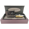 2003 PARKER 100 SMOKE BRONZE W/GOLD TRIM 18K NIB FOUNTAIN PEN NEVER INKED OFFERED BY ANTIQUE DIGGER