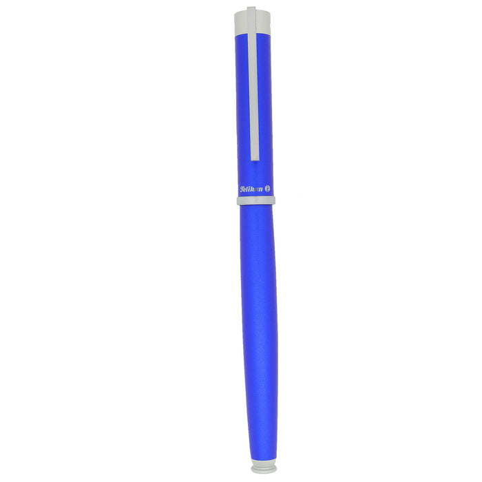 2006 PELIKAN TECHNIXX MODEL P99 MATE BLUE ALUMINUM FOUNTAIN PENN EW IN BOX  OFFERED BY ANTIQUE DIGGER