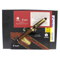 2009 PILOT CUSTOM 823 AMBER VACUUM-FILLER 14K #15 MED NIB FOUNTAIN PEN NEAR MINT