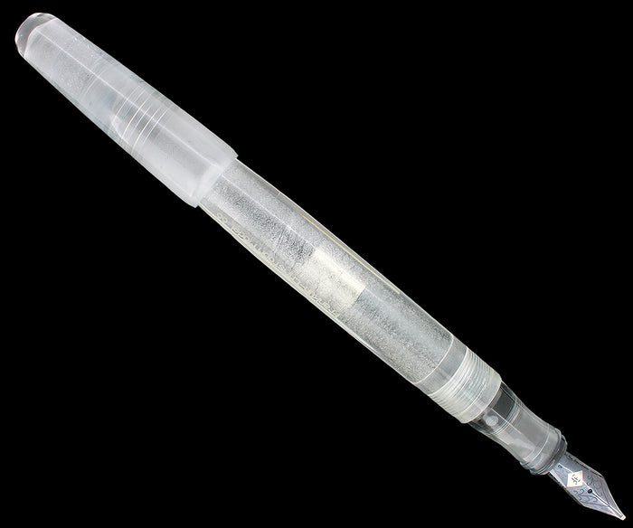 2017 FRANKLIN CHRISTOPH MODEL 66 BROAD NIB SOLID ICE FOUNTAIN PEN W/BOX OFFERED BY ANTIQUE DIGGER