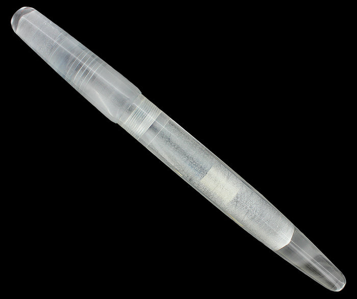 2017 FRANKLIN CHRISTOPH MODEL 66 BROAD NIB SOLID ICE FOUNTAIN PEN W/BOX OFFERED BY ANTIQUE DIGGER