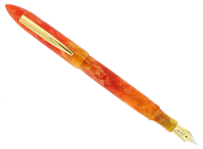 2018 EDISON NOUVEAU PREMIERE SUMMER EDITION TEQUILA SUNRISE FOUNTAIN PEN MINT OFFERED BY ANTIQUE DIGGER
